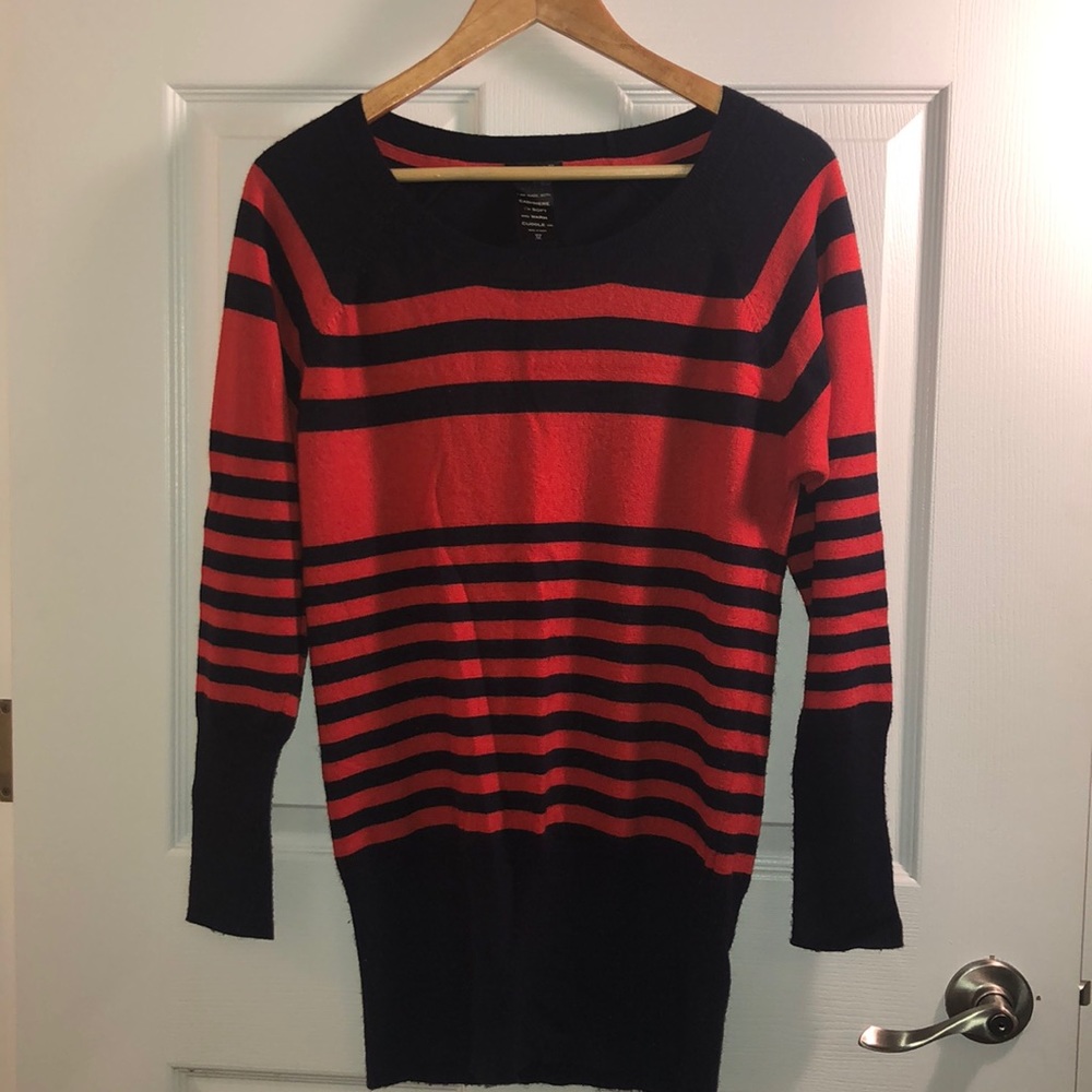 Long layering sweater